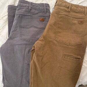 RedHead Men's Cargo Pants in Gray and Brown